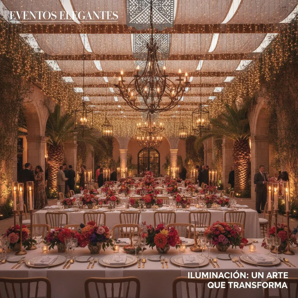 Iluminación para eventos: guía práctica para crear ambientes inolvidables