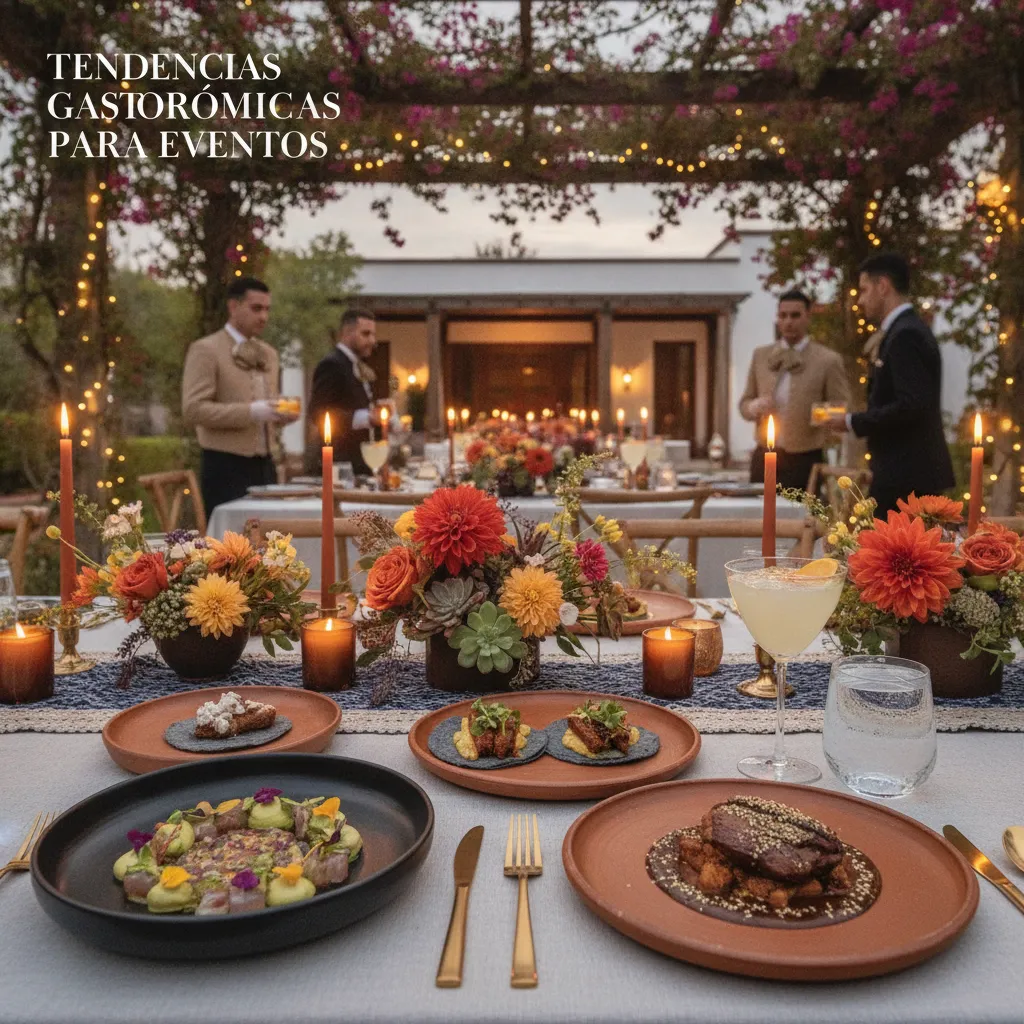 Tendencias gastronómicas para eventos: sorprende a tus invitados en 2025