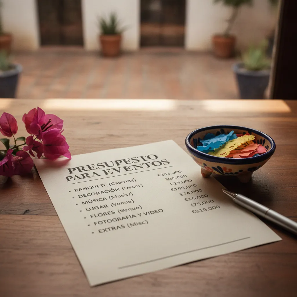 Presupuesto para eventos
