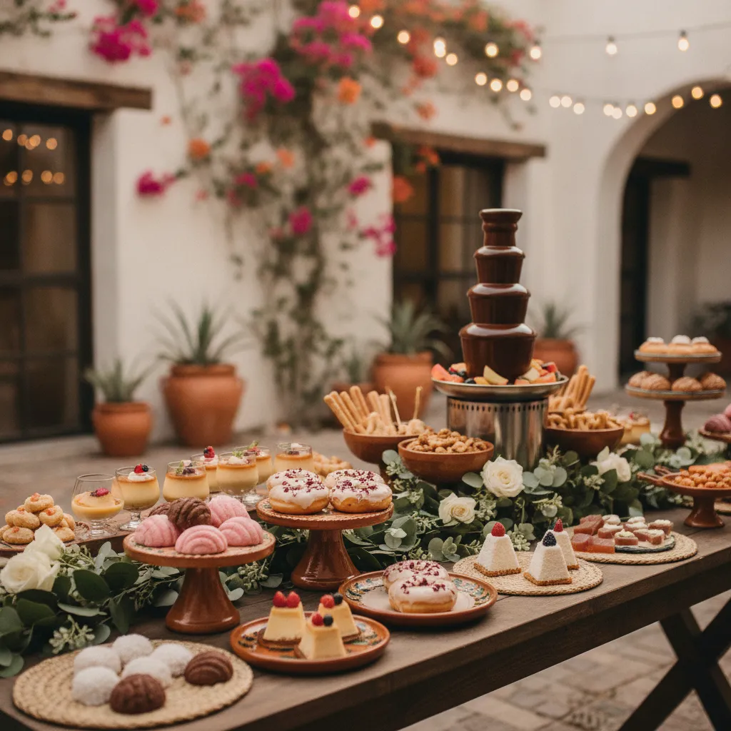 Mesas de postres